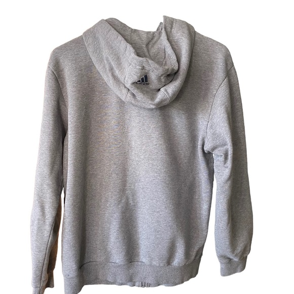 Adidas Men’s Zip Up Hoodie Size M Gray - Picture 2 of 5